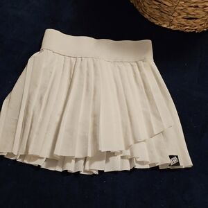 Justice White Layered Mini Skirt
